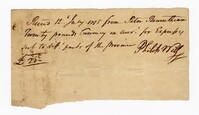 Receipt for Expresses, July 12, 1775