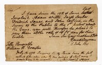 Note from Edward Weyman to William Henry Drayton, July 3, 1775