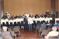 Photograph of the Martin Luther King Interdenominational Choir at a College of Charleston Event