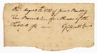 Receipt for Rice, August 12, 1777