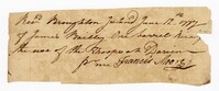 Receipt for Rice, June 12, 1777