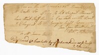 Note from William McIntosh to James Bailley, December 28, 1776