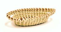Miniature sweetgrass basket (Miniature bread basket)