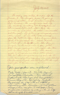 Minutes, Charleston Branch of the NAACP Meeting, July 28, 1989