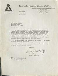 Letter from David J. Mack, Jr. to Philip Simmons