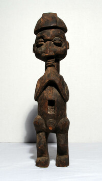 Carved wooden figure
