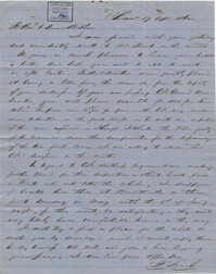214. Francis Lynch to Bp Patrick Lynch -- April 17, 1862
