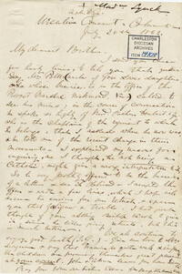 234. Madame Baptiste to Bp Patrick Lynch -- July 28, 1862