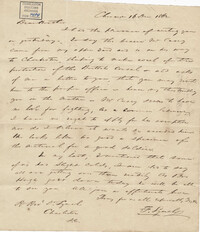 255. Francis Lynch to Bp Patrick Lynch -- December 16, 1862