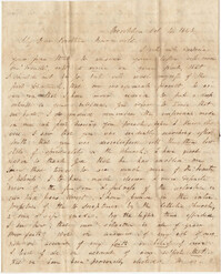 064.  Evan M. Johnson to William H. W. Barnwell -- October 4, 1843