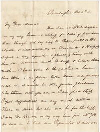 331.  Robert Woodward Barnwell to Catherine Osborn Barnwell -- October 6, 1851