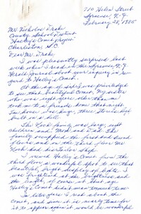 Letter from Esther Johnson