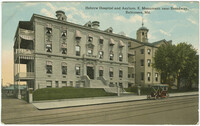 Hebrew Hospital and Asylum, E. Monument near Broadway. Baltimore, Md.