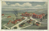 Birdseye view of the sanatorium of the Jewish Consumptives' Relief Society (Denver), Sanatorium, Colo.