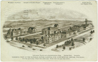 Birdseye view of the National Jewish Hospital for Consumptives, Denver, Colorado