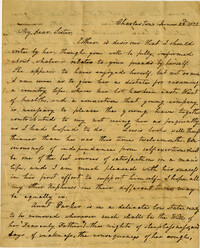Letter from Charlotte Manigault and Ann  M. Taylor to Henrietta Drayton