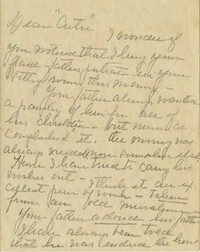 Letter from Charlotte Manigault to Arthur Manigault Middleton