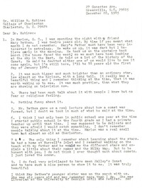 Letter from Mary M. Ellerbe