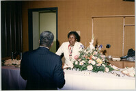 Photograph of a Man and a Woman at a College of Charleston Event