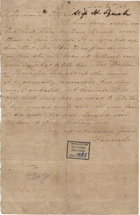 260. Henrietta Lynch to Bp Patrick Lynch -- January 14, 1863