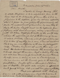 191. John Lynch to Bp Patrick Lynch -- December 25, 1861