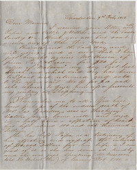 455.  Edward Barnwell to Catherine Osborn Barnwell -- February 7, 1856