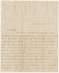 502.  Esther Hutson Barnwell to Catherine Osborn Barnwell -- April 22, 1857
