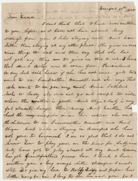 503.  Esther Hutson Barnwell to Catherine Osborn Barnwell -- 1850?