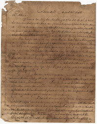 036.  John Fielding to William H. W. Barnwell -- August 28, 1839