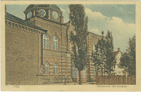 Lida. Schulstrasse und Synagoge.