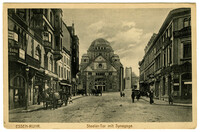 Essen-Ruhr. Steeler-Tor mit Synagoge.