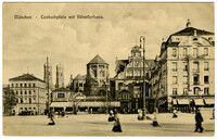 München - Lenbachplatz mit Künstlerhaus.