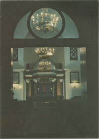 Synagoga Nożyka w Warszawie -- wnętrze