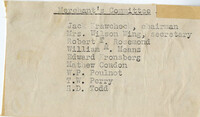 Folder 40: Merchant's Committee List