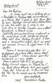 Letter from Gwendoline Sutton