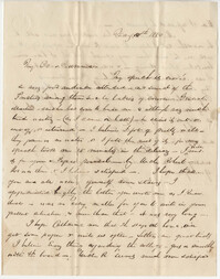 313.  Robert Woodward Barnwell to Catherine Osborn Barnwell -- May 10, 1850
