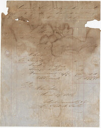 122.  Edward Barnwell Jr. to William H. W. Barnwell -- March 27, 1856