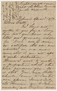 514.  Ann Barnwell Mazyck to Catherine Osborn Barnwell -- April 5, 1879