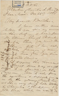 439. Madame Baptiste to Bp Patrick Lynch -- November 22, 1866