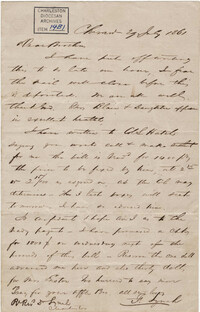 164. Francis Lynch to Bp Patrick Lynch -- July 29, 1861