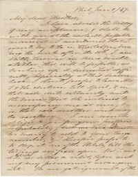 098.  W. W. Spear to William H. W. Barnwell -- January 1, 1847
