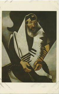 Marc Chagall. The Praying Jew (The Rabbi of Vitebsk), 1914.