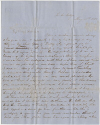 315.  Robert Woodward Barnwell to Catherine Osborn Barnwell -- May 13, 1850
