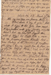 209.  Friend to Catherine Osborn Barnwell -- March 17, 1863