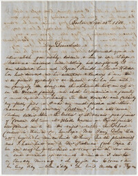 330.  Robert Woodward Barnwell to Elizabeth Barnwell -- September 13, 1851