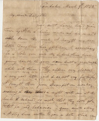 220.  Edward Barnwell to Catherine Osborn Barnwell -- March 9, 1825