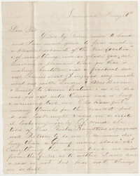 543.  Allard Belin Barnwell to Elizabeth Barnwell -- January 26, 1871?