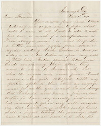 538.  Allard Belin Barnwell to Catherine Osborn Barnwell -- January 13, 1871