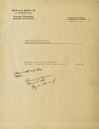 Folder 05: Simons (George W.) Letter 6