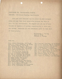 Folder 41: Metropolitan Council Memorandum